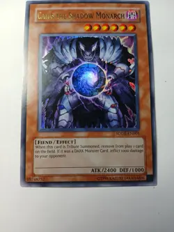 Yugioh Caius the Shadow Monarch SDDE-EN001 1 Ultra Rare - Image 1