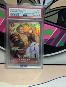 One Piece 2024 Chinese New Year Roronoa Zoro Red Packet #ST01-013 PSA 10 - Image 1