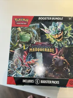 4 Boxes of Pokemon Scarlet & Violet Twilight Masquerade Booster Bundle Box - Image 4