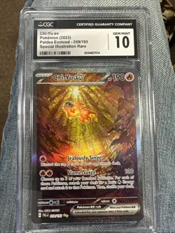 Pokemon Chi-Yu ex Paldea Evolved Special Illustration Rare #259 CGC 10 Gem Mint - Image 1
