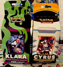Pokemon TCG: Cyrus and Klara Premium Tournament Collection-LOT OF 2 - Image 1