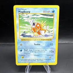 Pokemon TCG Magikarp Base Set 35/102 Regular Shadowless Uncommon - Image 1
