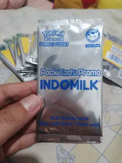 LOT 100 PCS TCG POKEMON INDONESIA INDOMILK STAMPS - Image 3