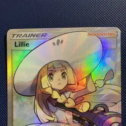 Pokemon TCG Sun & Moon Base Set Full Art Holo Rare Trainer Lillie 147/149 - Image 2