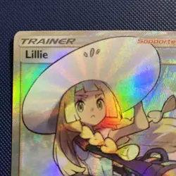 Pokemon TCG Sun & Moon Base Set Full Art Holo Rare Trainer Lillie 147/149 - Image 4
