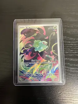 Pokemon Bulbasaur IR Mega Evolution 133/132 In Hand English - NM- Pack Fresh - Image 1
