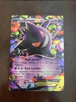 Pokemon TCG Gengar Phantom Forces 34/119 Holo Holo Rare EX - Image 1