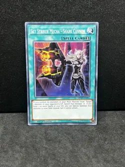 Yugioh Sky Striker Mecha - Shark Cannon MP19-EN266 Common NM - Image 1