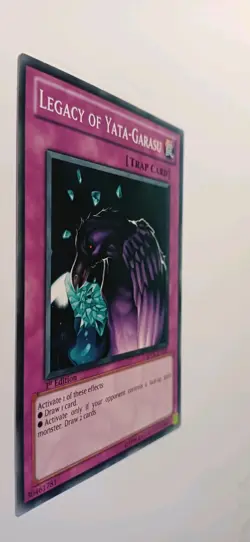 Yugioh NM Legacy of Yata-Garasu 1st Edition SDDL-EN033 - Image 2