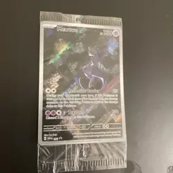 Pokemon TCG Mewtwo 052 Scarlet & Violet Promo Holo Card Sealed - Image 1