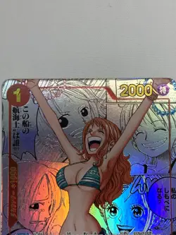 Nami OP01-016 Manga Comic Parallel THE BEST ONE PIECE - One Piece Card Japanese - Image 4