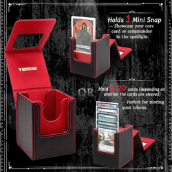 MTG Deck Box with Front-Facing Commander Display, Card Deck Case Fits 100 Single - Image 2