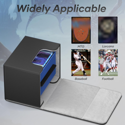 Card Deck Box, Commander Deck Box Holds 100+ Double-Sleeved Cards with 4 Divider - Image 3