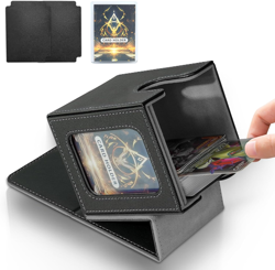 Card Deck Box for MTG Commander, Magnetic Card Display Case, TCG Card Storage Bo - Image 1