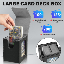 Card Deck Box for MTG Commander, Magnetic Card Display Case, TCG Card Storage Bo - Image 4