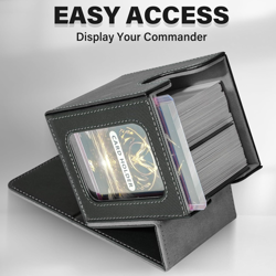 Card Deck Box for MTG Commander, Magnetic Card Display Case, TCG Card Storage Bo - Image 5