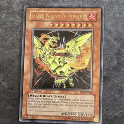 Konami Yu-Gi-Oh! TCG Sacred Phoenix of Nephthys FET-EN005 1st Ed Ultra Rare EN - Image 1