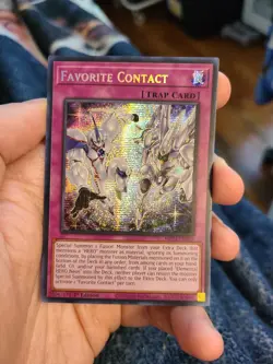 Yugioh Favorite Contact MP24-EN063 1st Prismatic Secret Rare - Image 1