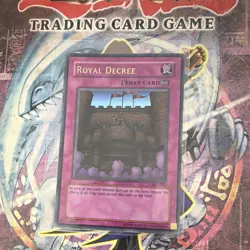 Yu-Gi-Oh! TCG Royal Decree Trap TP4-001 Tournament Pack 4 Super Rare Foil EN - Image 1