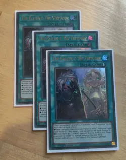 YUGIOH 3X THE FALLEN & THE VIRTUOUS CH01-EN019 ULTRA 1ST ED NM - Image 1