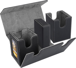 MTG Commander Card Storage Box - Fits 200 Double Sleeved Cards,3-In-1Card Deck C - Image 3