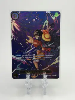 Monkey D Luffy SP OP09-119 OP13 Carrying On His Will Foil English One Piece TCG - Image 1