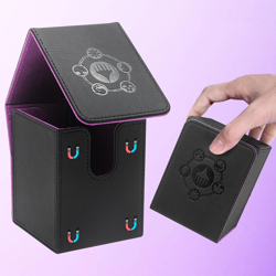 Card Deck Box for MTG Commander Deck, Fits 100+ Cards, Magnetic Card Box Organiz - Image 5