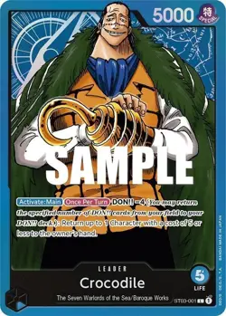 One Piece TCG Crocodile - ST03-001 - for dogbrigade - Image 1