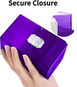 Deck Card Box for MTG with Dice Storage, 100+ Deck Case Boulder, Perfect Deck Ho - Image 5