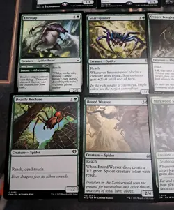 MTG LOT - Green Spiders - MTG - 16 Cards No Duplicates. Magic The Gathering - Image 5