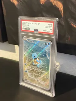 2023 Pokemon JP Squirtle AR 170/165 SV2a Pokemon Card 151 PSA 10 Gem Mint - Image 3