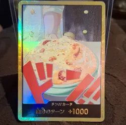 "Gold" Don!! Card "Sanji" Textured Alt Art Japanese Standard Card Stock - Image 1