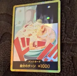 "Gold" Don!! Card "Sanji" Textured Alt Art Japanese Standard Card Stock - Image 2