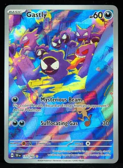 Gastly #177/162 Temporal Forces NM/M Pokemon Card - Image 1