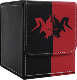 Card Deck Box with 2 Dividers, MTG Commander Deck Box Holds 100+ Double-Sleeved - Image 1