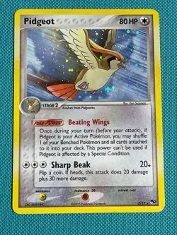 Pidgeot 2/17 Pop Series 2 - Holo Pokemon Card - LP - Image 1