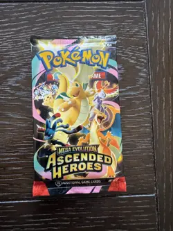 (HEAVY)🔥 22.76g Pokemon TCG Cards Ascended Heroes Booster Pack Factory Sealed ✅ - Image 2