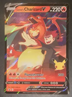Lance's Charizard V SWSH133: Sword & Shield Promo JUMBO Card Holo - Image 1