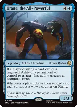MTG Krang, the All-Powerful - Surge Foil, NM-Mint, English Commander: Teenage Mu - Image 1