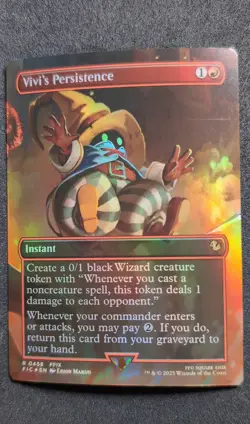 Vivi's Persistence (Borderless) Commander: Final Fantasy Foil - Image 1