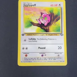 Jigglypuff 54/64 Jungle 1st Edition 1999 Pokemon Card - LP - Image 1