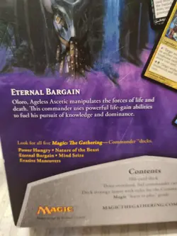 MTG Magic Eternal Bargain Commander 2013 Factory Sealed Deck w/ Box - Image 3