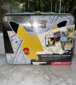 Pokemon Celebrations 25th Anniversary Collector Chest Lunch Box Sealed NEW- US - Image 1