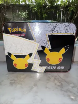 Pokemon Celebrations 25th Anniversary Collector Chest Lunch Box Sealed NEW- US - Image 2