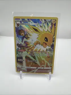2022 Pokemon SWSH Brilliant Stars Jolteon Trainer Gallery Holo #TG04/TG30 - Image 1