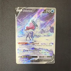 Pokemon TCG Suicune V GG38/GG70 Crown Zenith Galarian Gallery Holo UR ENG - Image 1