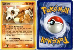 Pokemon Card - Cubone Team Rocket Returns 51/109 2004 Common Damaged - Image 3