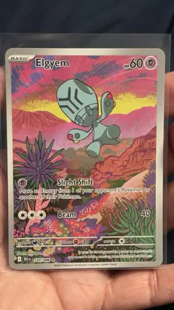 Pokemon Sv: Black Bolt | Elgyem 120/086 | Illustration Rare Holo | NM+++ - Image 1