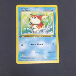 Goldeen 53/64 Jungle 1st Edition 1999 Pokemon Card - LP - Image 1
