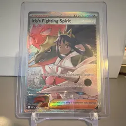 Pokemon TCG Iris's Fighting Spirit 292/217 Full Art Holo Secret Rare English - Image 1